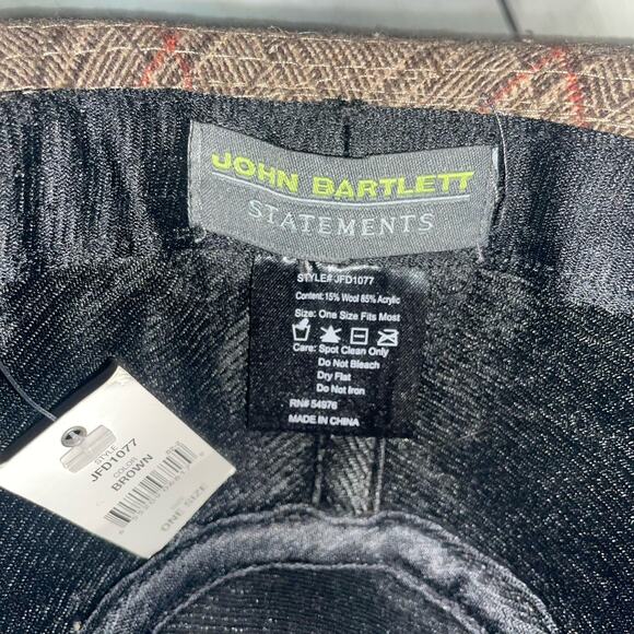 Lot of 2 John Bartlett Fedora Men’s bucket hat Color Brown One Size NWT - Picture 7 of 13